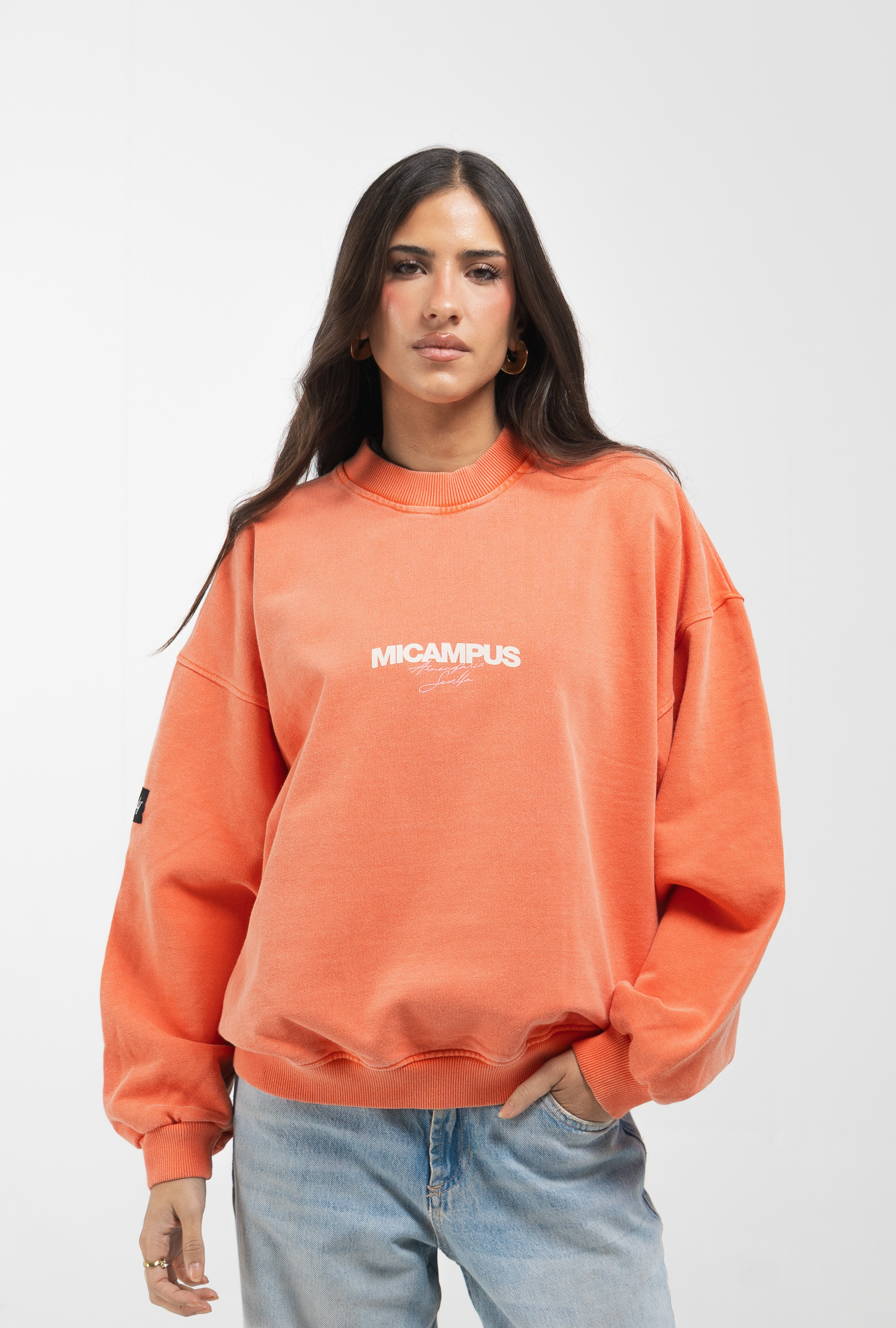 Sudadera naranja MiCampus